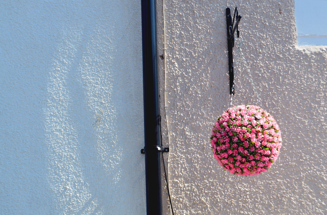 1101x726 Mediterranean Villa Patio Disco Ball Painting By Aegiandyad - Disco Ball Painting