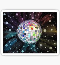210x230 Disco Ball Painting Amp Mixed Media Stickers Redbubble - Disco Ball Painting