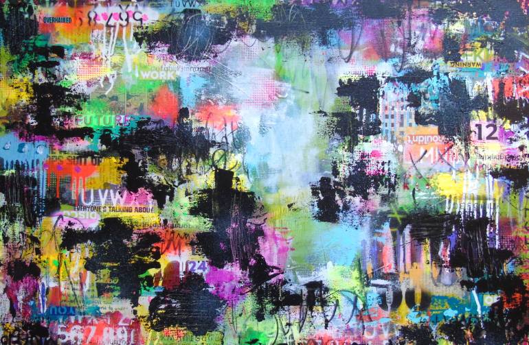 770x503 Saatchi Art Everybody's Talking About Disco Painting By Lorette C - Disco Painting