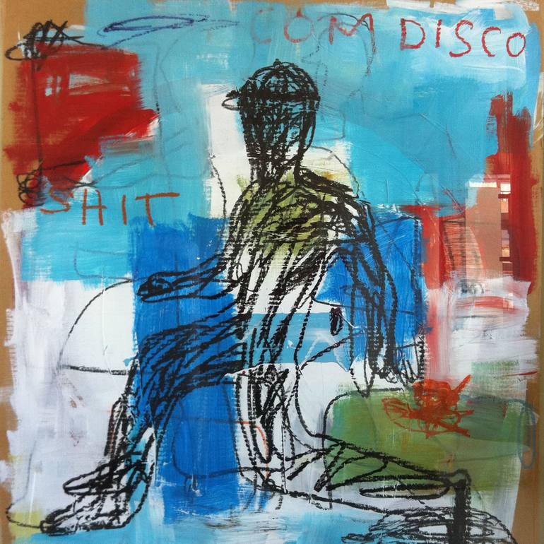 770x770 Saatchi Art Shit Disco Painting By Donna Muir - Disco Painting
