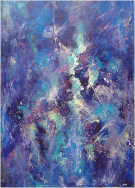 264x368 Star Disco Painting For Sale By Emilia Milcheva - Disco Painting