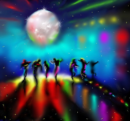 450x417 Truly Virtual Web Art Museum - Disco Painting