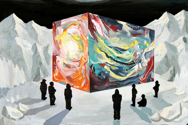 630x419 Art] Discovery, By Ricky Allman Harper's Magazine - Discovery Painting