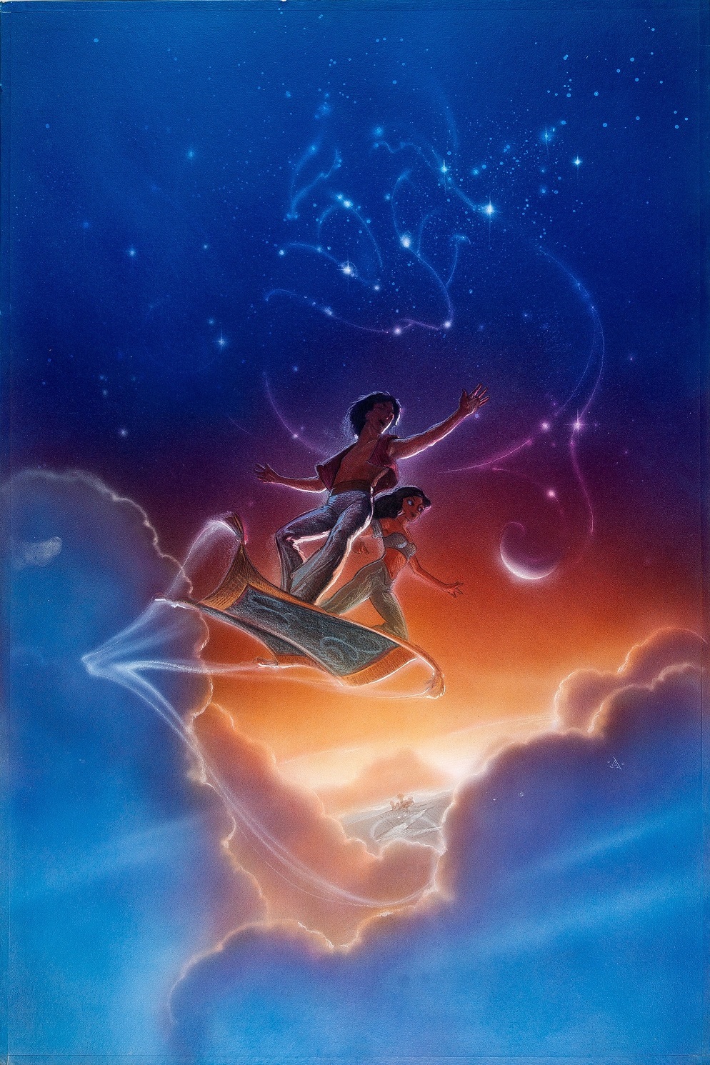 994x1491 Image - Disney Aladdin Painting