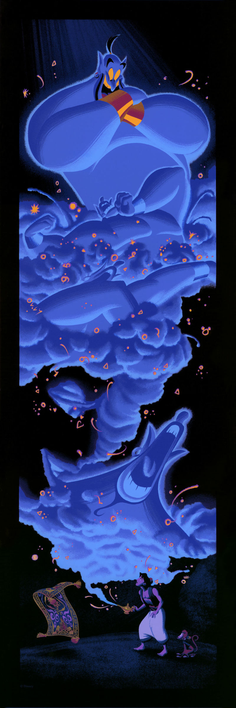 800x2400 Use All Three Wishes To Get This Spectacular, Limited Edition - Disney Aladdin Painting