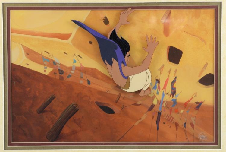 750x504 Walt Disney Studios Celluloid From Aladdin, 1992, Gouache - Disney Aladdin Painting