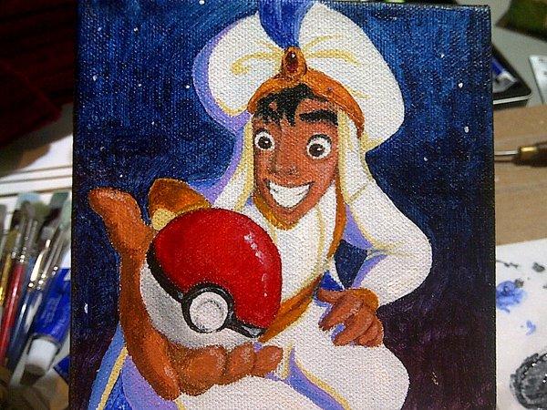 600x450 Aladdin The Pokemon Master Disney Know Your Meme - Disney Aladdin Painting