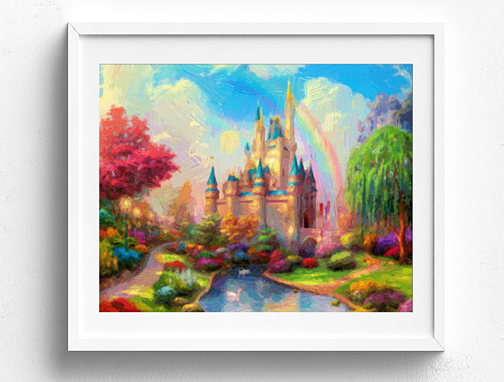 Disney Art Painting at PaintingValley.com | Explore collection of ...