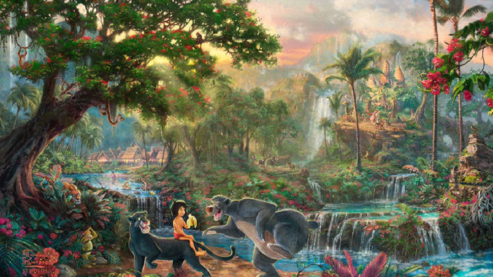 970x545 Beautiful Disney Inspired Paintings Of Beauty And The Beast, Dumbo - Disney Beauty And The Beast Painting