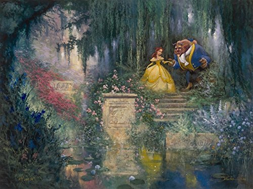 500x375 Posterhouzz Movie Beauty And The Beast Belle Beast Disney Cartoon - Disney Beauty And The Beast Painting