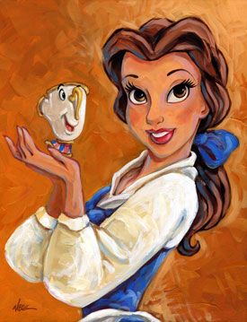 275x359 Belle ~ Beauty And The Beast Beauty And The Beast Lt3 - Disney Belle Painting