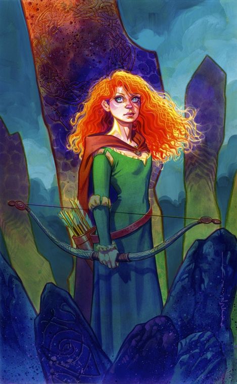 469x758 Brave - Disney Brave Painting