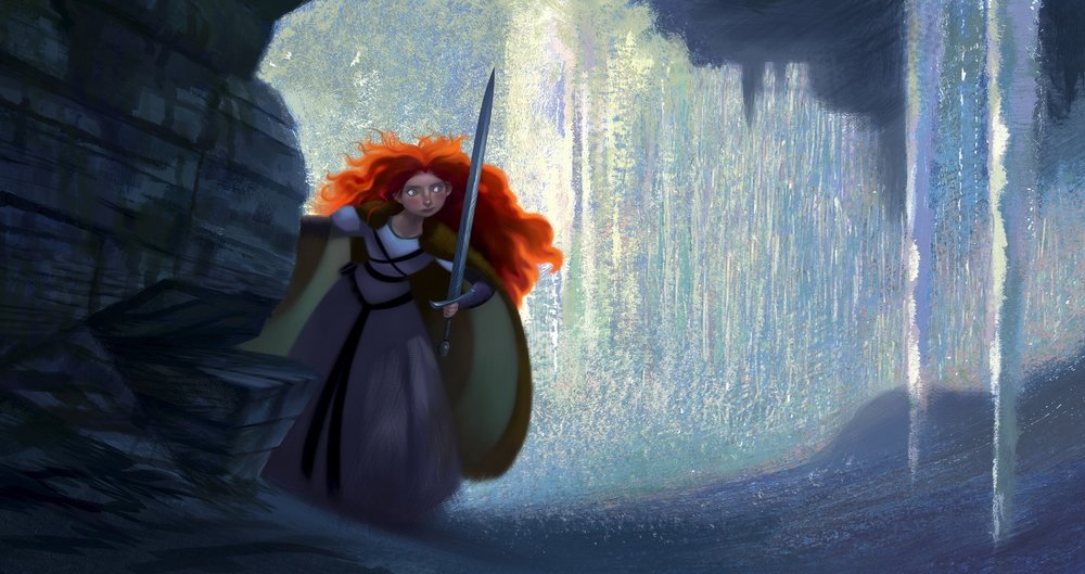 1000x529 Character Design References - Disney Brave Painting