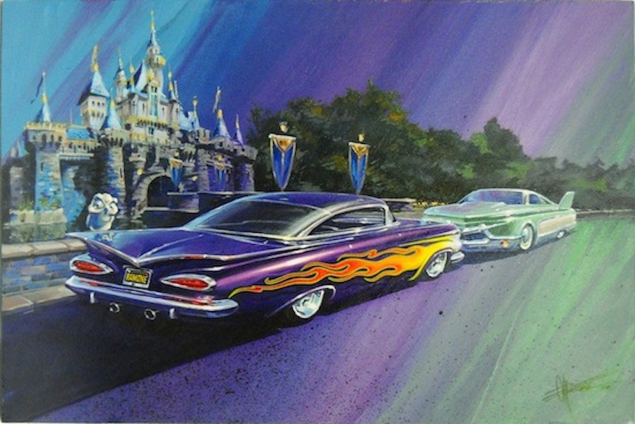 900x601 New Spin On A Disney Classic! Disney Parks Blog - Disney Cars Painting