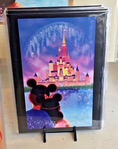 237x300 Disney Wonderground Our Happy Place Disney Castle Postcard By - Disney Castle Painting