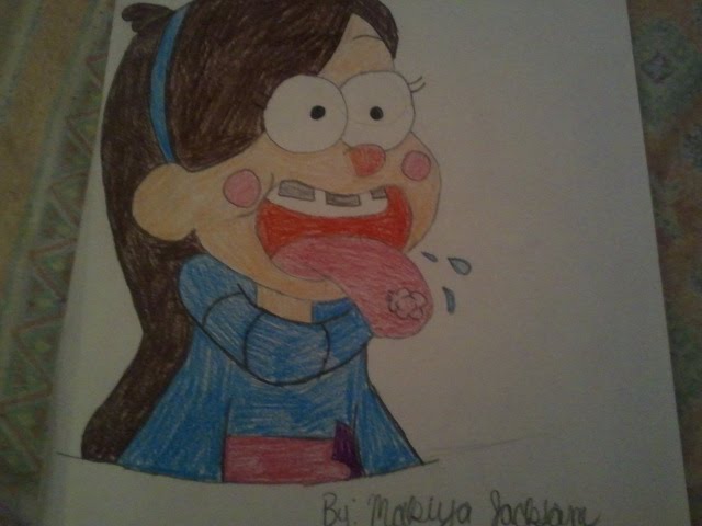 640x480 Mabel Pines From Gravity Falls On Disney Channel By Makiyachan30 - Disney Channel Painting