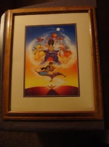 223x300 New Disney Channel Aladdin Exclusive Commemorative Lithograph W - Disney Channel Painting