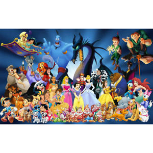 300x300 Disney Characters 5d Diy Diamond Painting Ebay - Disney Character Painting
