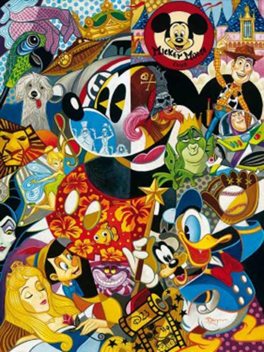 540x720 Disney Characters - Disney Character Painting