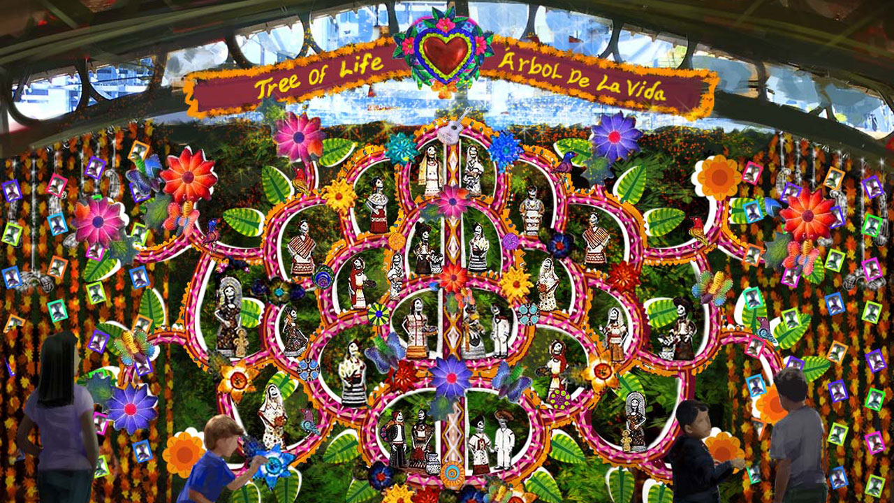 1280x720 Make Plans To Experience Plaza De La Familia, A Celebration - Disney Coco Painting