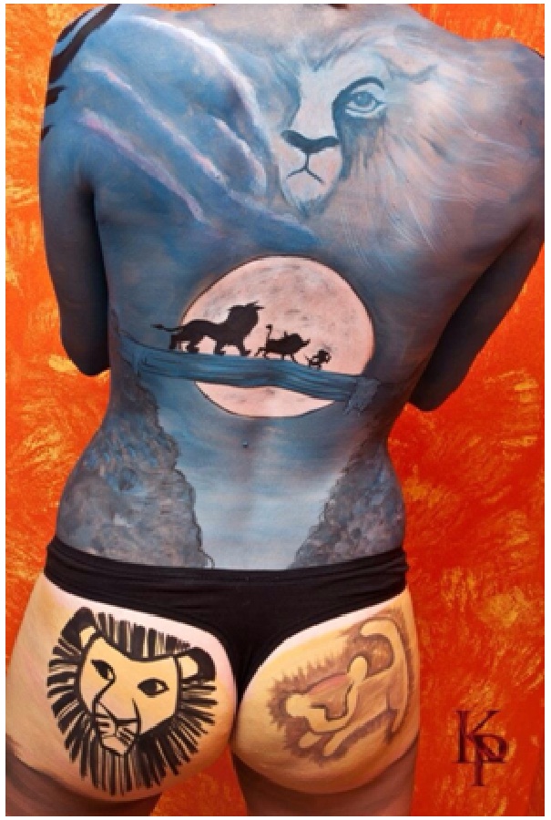 605x900 Lion King Scene Disney Full Body Painting - Disney Lion King Painting