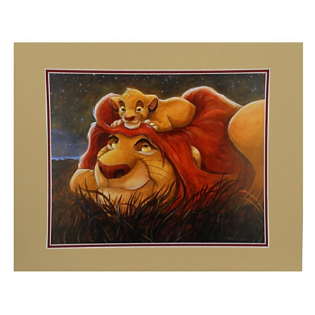 450x450 Disney Art Print - Disney Lion King Painting