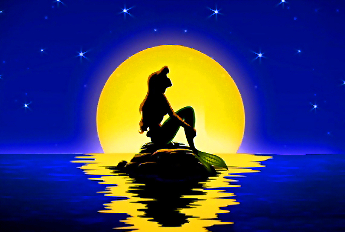 Disney Little Mermaid Painting at PaintingValley.com | Explore ...