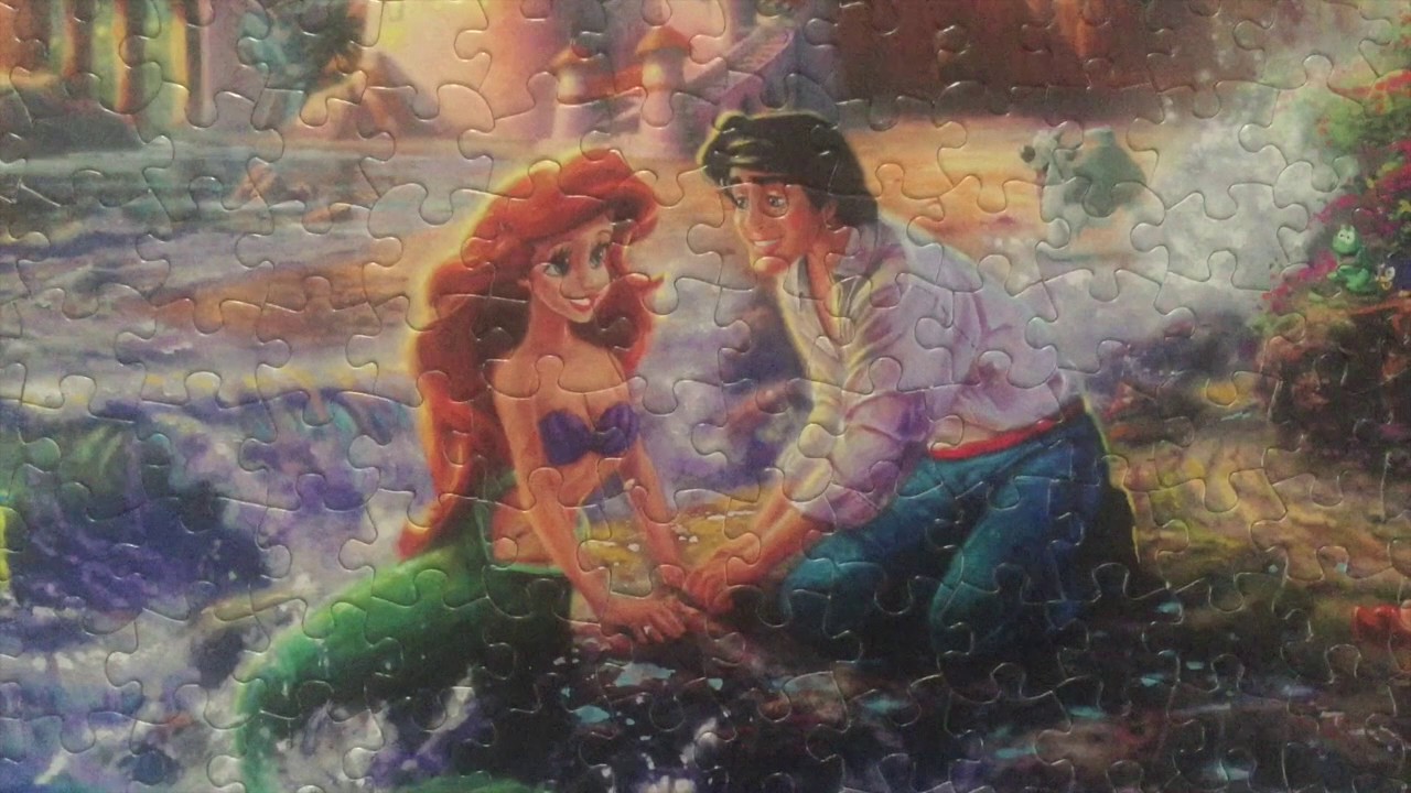 1280x720 Disney Puzzles Review - Disney Little Mermaid Painting