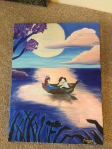 219x292 Disney The Little Mermaid Painting For Sale In Graiguecullen - Disney Little Mermaid Painting