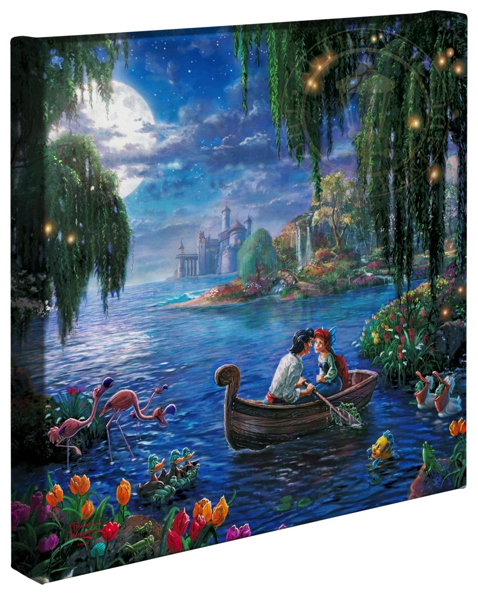 965x1200 Little Mermaid Ii, X Gallery Wrapped Canvas - Disney Little Mermaid Painting