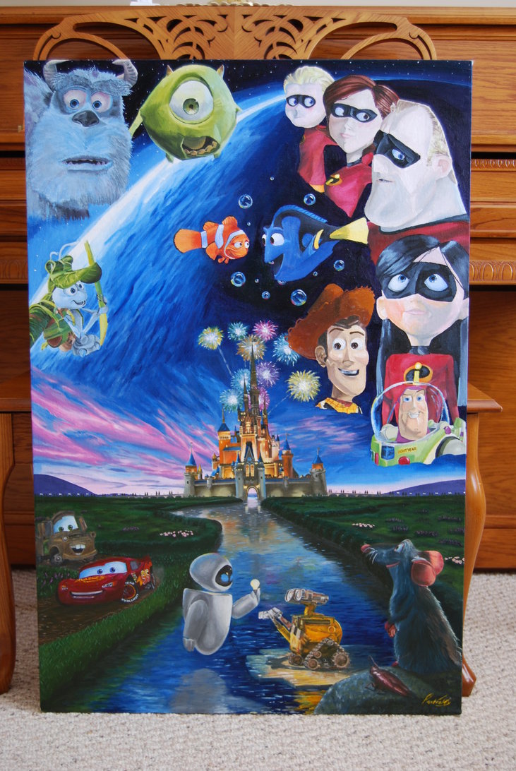 731x1092 Disney Oil Paintings By Paulfsemicolen01 - Disney Oil Painting