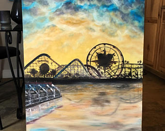 340x270 Disney Oil Painting Etsy - Disney Oil Painting