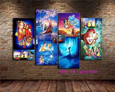 400x320 Oil Painting Hd Art Prints On Canvas,disney The Little Mermaid - Disney Oil Painting