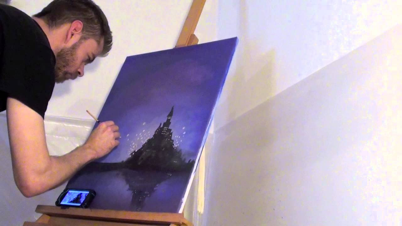 1280x720 Speed Painting - Disney Oil Painting
