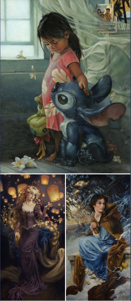 435x998 656 Best Oil Painting Disney Images On Apple 4, Apple - Disney Oil Painting