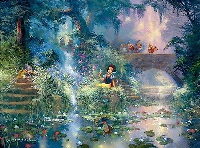 400x297 Oil Painting Hd Print On Canvas Art Deco,disney The Princess - Disney Oil Painting