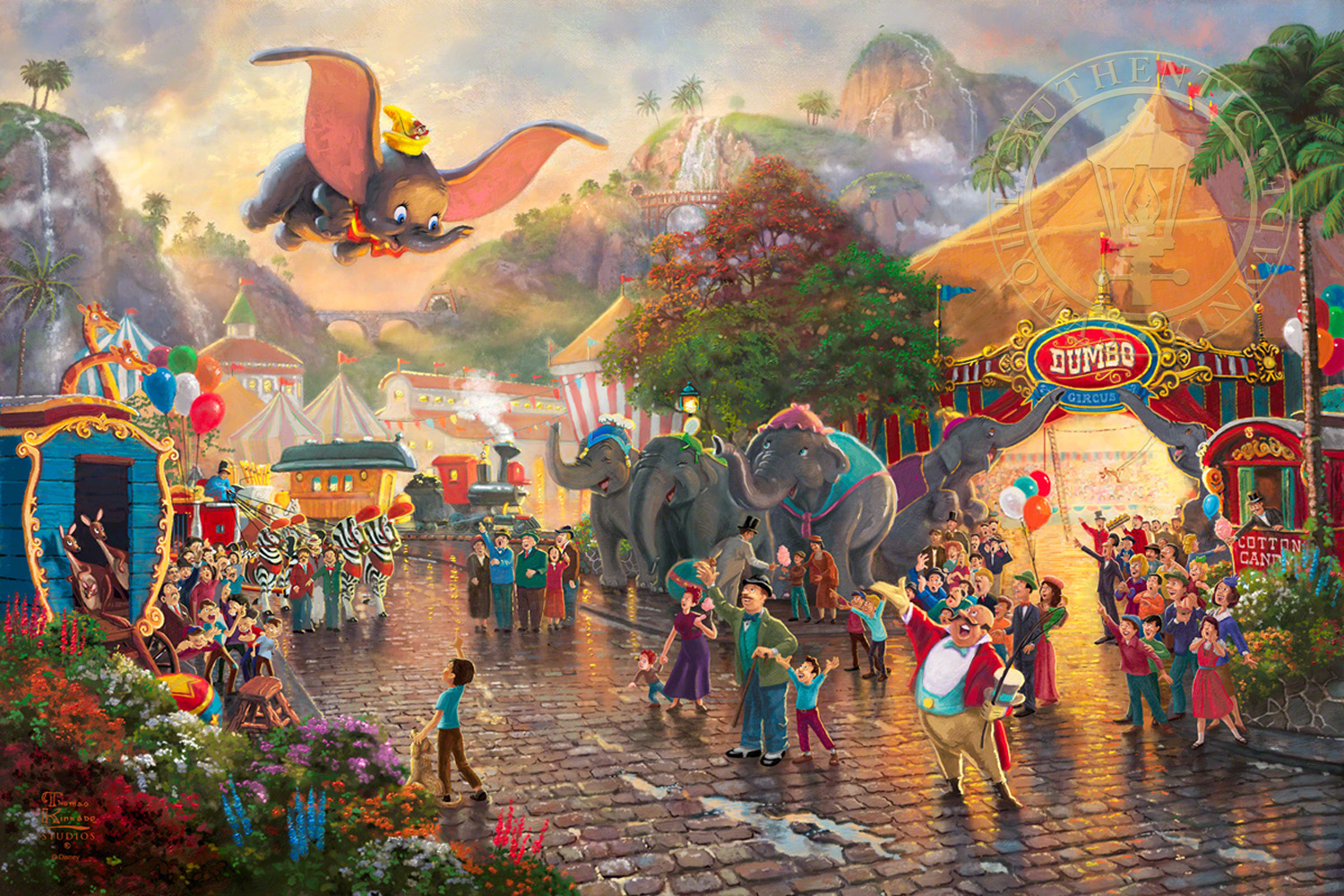 1500x1000 Dumbo - Disney Painting