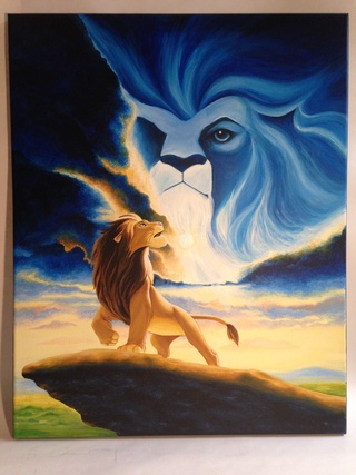320x427 Simba ) - Disney Painting Acrylic