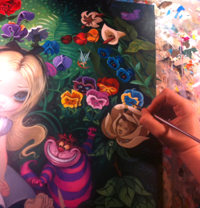 288x300 Work In Progress - Disney Painting Acrylic