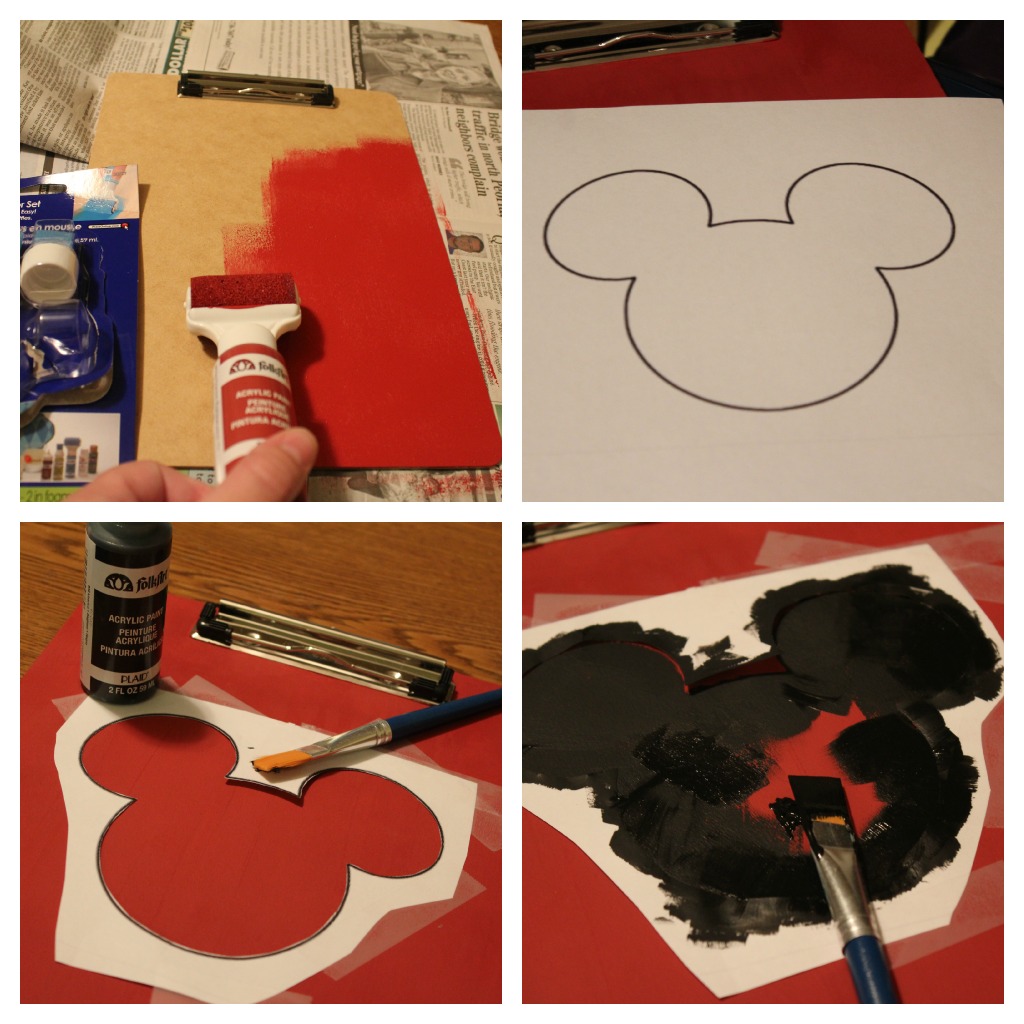 1024x1024 Diy Disney Craft Kids' Travel Coloringactivity Board - Disney Painting For Kids