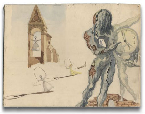 465x366 Watch The Salvador Dali Walt Disney Collaborative Short Film - Disney Painting Online