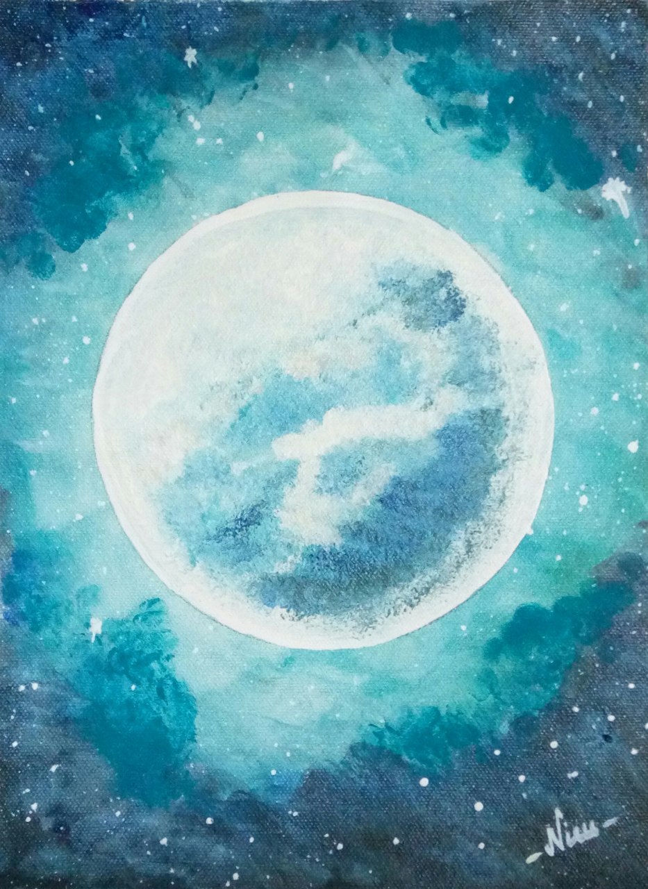 933x1280 Buy Disney Moon Handmade Painting By Neeraja Yanamandra. Code - Disney Painting Online