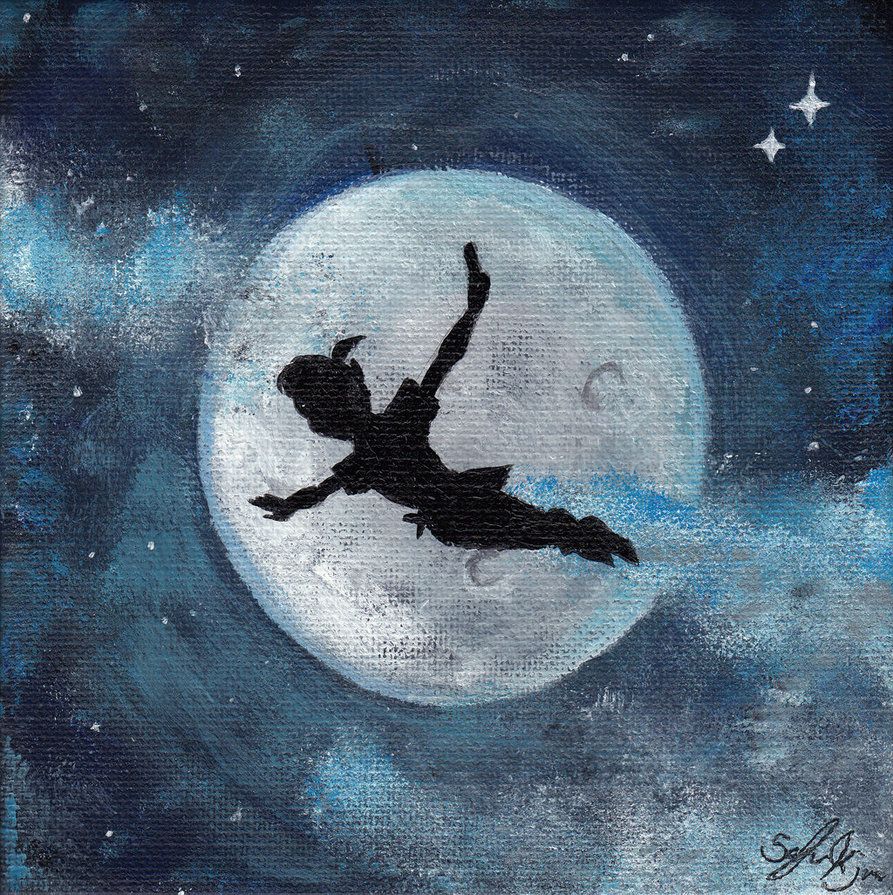 893x895 Peter Pan - Disney Peter Pan Painting