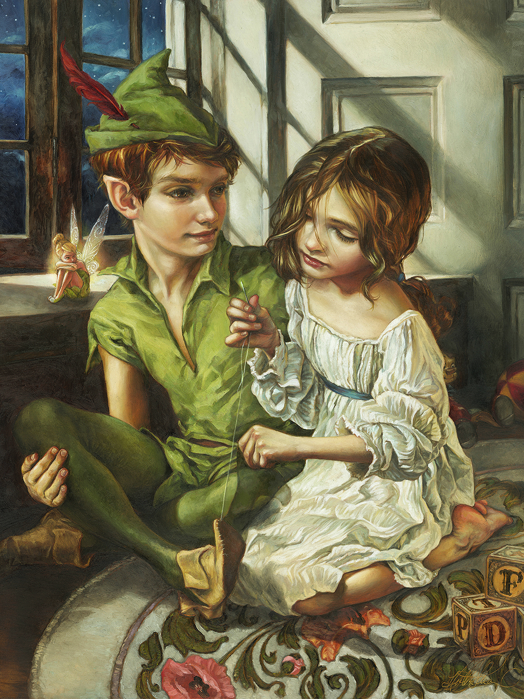 1080x1440 Peter Pan - Disney Peter Pan Painting