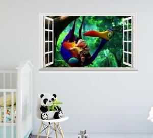300x271 Disney Pixar Up Scout On The Bird Removable 3d Window Wall Sticker - Disney Pixar Up Painting