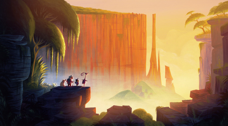 778x432 Disney Pixar Up Paradise Falls Giclee On Canvas Magic - Disney Pixar Up Painting