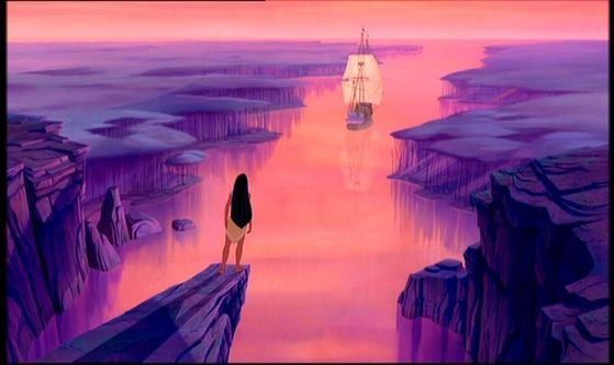 559x333 Reel History Disney's Pocahontas - Disney Pocahontas Painting