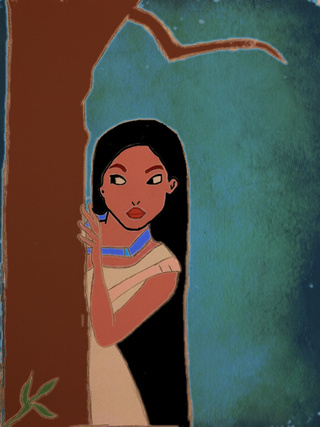 320x427 Pocahontas Drawings On Paigeeworld. Pictures Of Pocahontas - Disney Pocahontas Painting
