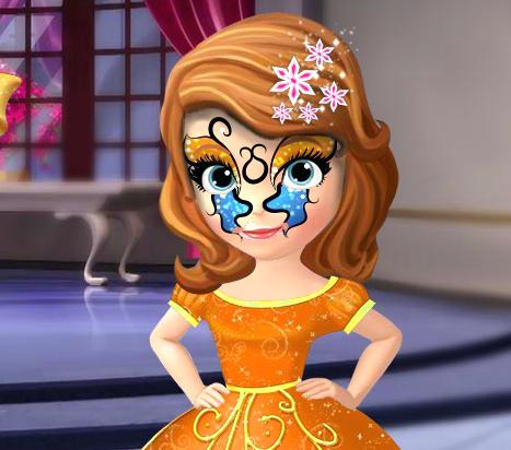 467x412 Princess Painting Games The First Face Painting Game Disney - Disney Princess Painting Online