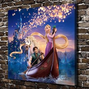 300x300 Disney's Tangled Rapunzel Hd Canvas Print Paintings Home Decor - Disney Rapunzel Painting